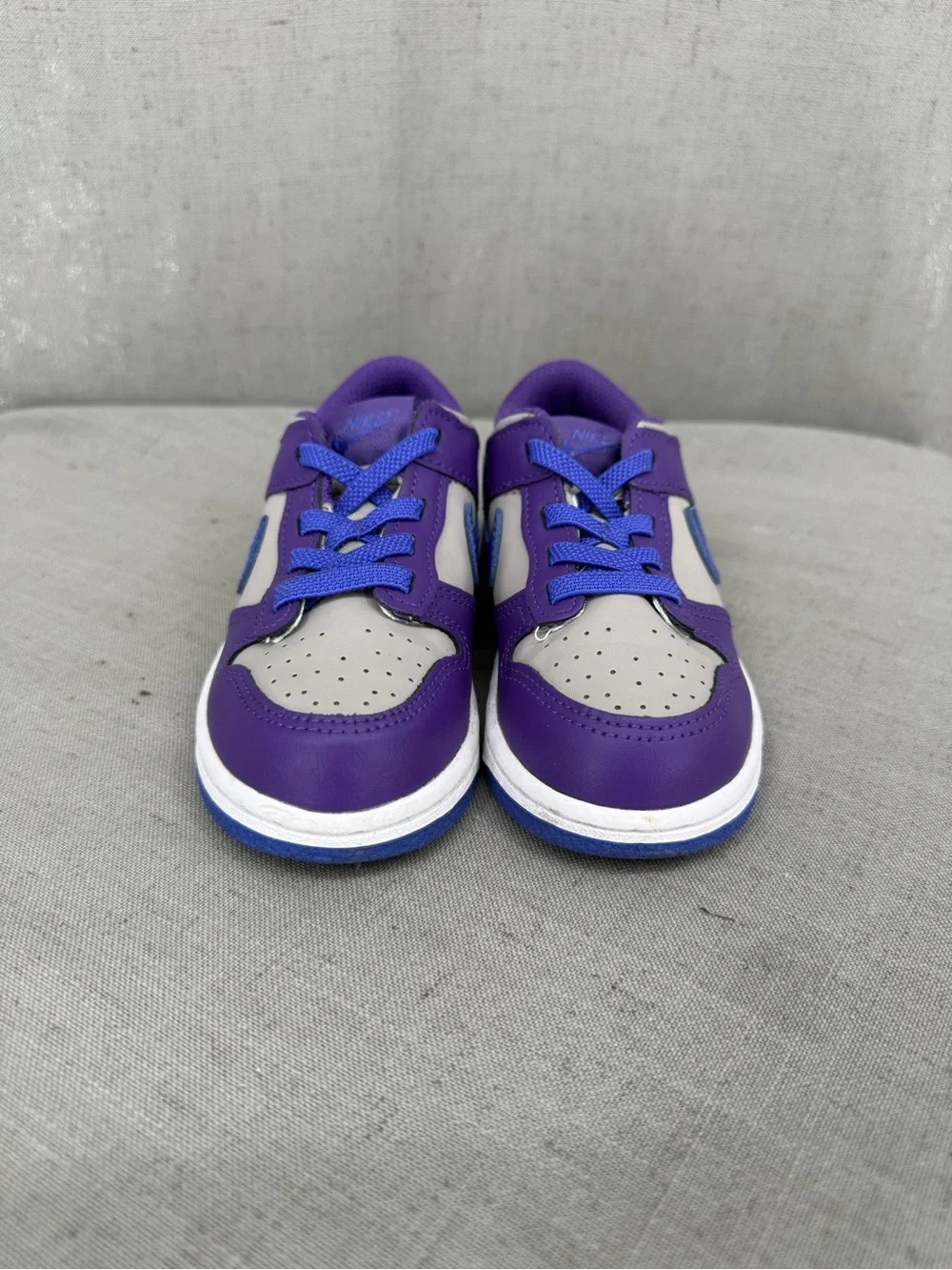 Toddler's Nike Dunk Low College Grey/Persian Violet (FB9107 007) - Sz 9c